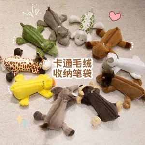 Hoạt Hình Sáng Tạo Động Vật Sang Trọng Lưu Trữ Hộp Đựng Bút Chì Sinh Viên Chuyên Dụng Văn Phòng Phẩm Hộp Capybara Vịt Văn Phòng Phẩm Dễ Thương Hộp Đựng Bút Chì Dễ Thương 0606