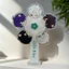 SQ11 LOVE AND DEEPSPACE Tấm Đứng Acrylic Ký Hiệu Xoay Cối Xay Gió Nhỏ Để Bàn Trang Trí