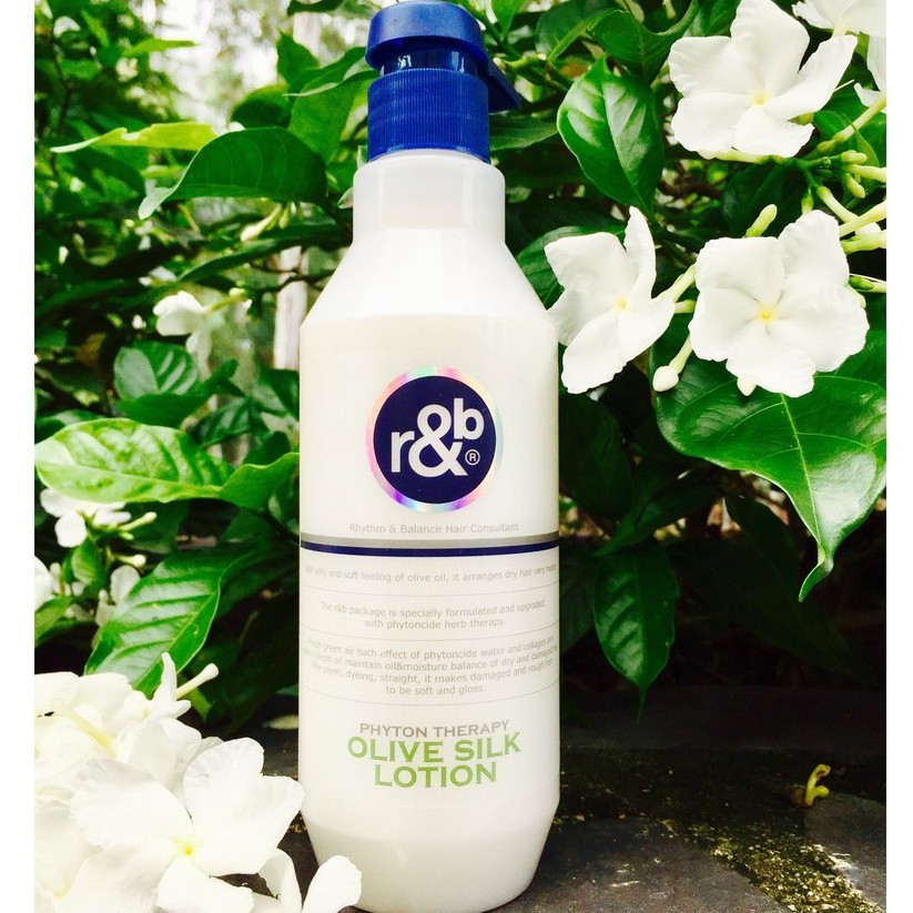 Kem dưỡng bóng tóc R&B Olive Silk Lotion 450ml [ MK ] NEW 2026