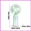 Quạt cầm tay có thể sạc lại yên tĩnh 3 tốc độ có thể điều chỉnh USB Quạt cá nhân nhỏ có thể sạc lại cho lyuvn trong nhà ngoài trời tại nhà