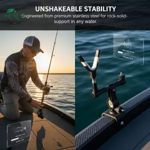 Springevenstar Nhỏ Gọn Mở Rộng Cần Câu Kim Loại Hỗ Trợ Đứng Thép Không Gỉ Xây Dựng Springevenstar