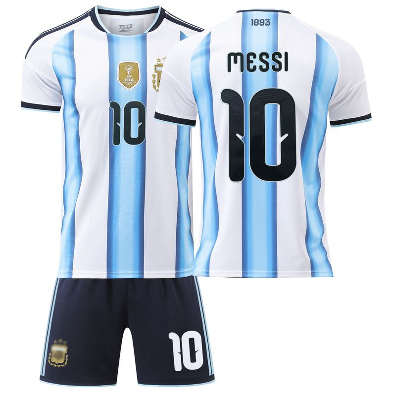 Argentina Jersey Massey World Cup Số. 10 Bộ