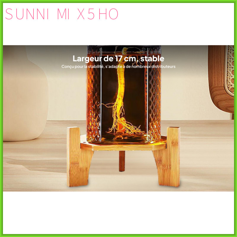 Đế đựng đồ uống bằng gỗ Đồ trang trí di động Bình thủy tinh Đế tròn cho sự kiện Đám cưới Nhà hàng Dã ngoại Thanh