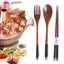 Bộ dao kéo thủ công nhà bếp bằng gỗ GAVESTO