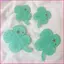 VIC Đương Đại Cỏ Ba Lá Kẹp Tóc Handmade Hoa Chi Tiết Kẹp Tóc Cô Gái Acrylic