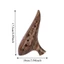 QEARY 12 lỗ Ocarina, Nhạc cụ Ocarina cỡ nhỏ Alto C, Thổi cong mượt mà Âm thanh mềm Dụng cụ dễ dàng Nhựa ABS Ocarina Kid