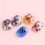 AMBU Nail Art Sequins, 12-Grid Laser Shiny Nail Glitter Flakes, Hình vuông Hình ba chiều Hình chữ nhật Hình chữ nhật Phụ kiện trang trí móng tay Làm móng tay Pháp
