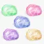 Đồ chơi đất sét lỏng không mới QEARY, Slime pha lê lỏng không độc hại trong suốt, pha lê mới co giãn đầy màu sắc pha lê Bouncy Slime Đồ chơi an toàn cho trẻ em
