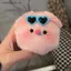 SRVN Squeak Lợn Ngọc Trai Dễ Thương Có Kính Mát Sang Trọng Búp Bê Móc Khóa Sáng Tạo Kawaii Lông Tơ Đồ Chơi Nhồi Bông Mềm Bapa Mặt Dây Chuyền Cho Trẻ Em Quà Tặng.