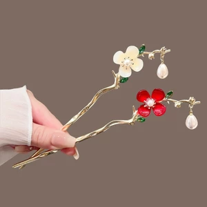 Cao Cấp Bước Lắc Tua Rua Kẹp Tóc Nữ 2025 Kẹp Tóc Mới Phong Cách Trung Hoa Kẹp Tóc Cổ Hanfu Phụ Kiện Tóc Mũ Đội Đầu