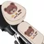 Vỏ bọc ghế xe đạp điện SAIA, Vỏ bọc ghế xe đạp điện chống thấm nước bằng da PU, Vỏ đệm ghế dày in hình hoạt hình chống nắng Xe đạp điện