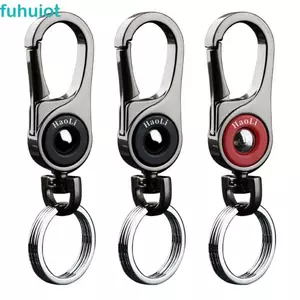 FUHUIOT Titan Carabiner Chìa Khóa, Hợp Kim Kẽm Phong Cách Kinh Doanh Xe Ô Tô Titan Móc Khóa, Sáng Tạo Mạ Điện Chống Rỉ Sét Chống Vân Tay Titan Móc Khóa Mặt Dây Chuyền Chìa Khóa