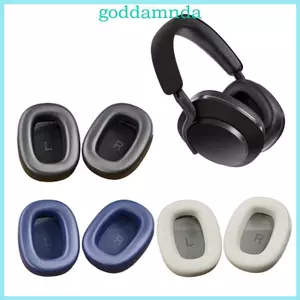 Miếng đệm tai tăng cường âm thanh GODD cho tai nghe S3 Memory Foam Protein Leather Earpads Cách ly tiếng ồn Earcups Thay thế