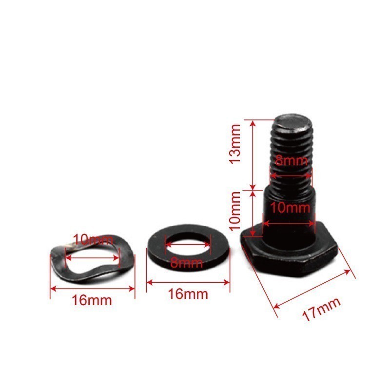 bộ 3 chi tiết ốc bắt côn máy cắt cỏ gx35 gx25 139 40-5 kèm long đền + vòng đệm bulong lắp bố côn