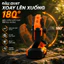 Quạt tích điện 20000mAh sạc năng lượng mặt trời pin liên tục nhỏ gọn dùng camping cắm trại, dã ngoại