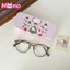 Hộp đựng kính mắt hoạt hình dễ thương, unisex, di động, chịu áp lực, để lưu trữ kính cận thị