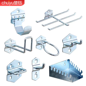 Dụng Cụ Móc Móc Móc Kim Loại Phần Cứng Dụng Cụ Lỗ Vuông Treo Tấm Lỗ Tấm Phụ Kiện Phần Cứng Móc BT5G