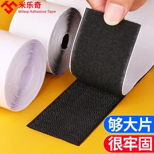 Khóa tự dính hai mặt Velcro dính chắc chắn có bề mặt móc Bề mặt len Chịu nhiệt độ cao