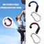 Nhíp 1PC Hợp Kim Nhôm Đa Năng Loại D Móc Tiện Ích Xoay Được Qui-Hanging Carabiner Kẹp Để Cắm Trại VN