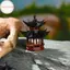 Houdou Mini Chùa Tượng Cổ Xây Dựng Mô Hình Pavilion Trang Trí Mô Phỏng Tượng Zen Garden Bể Cá Cảnh Nhà Búp Bê Trang Trí VN