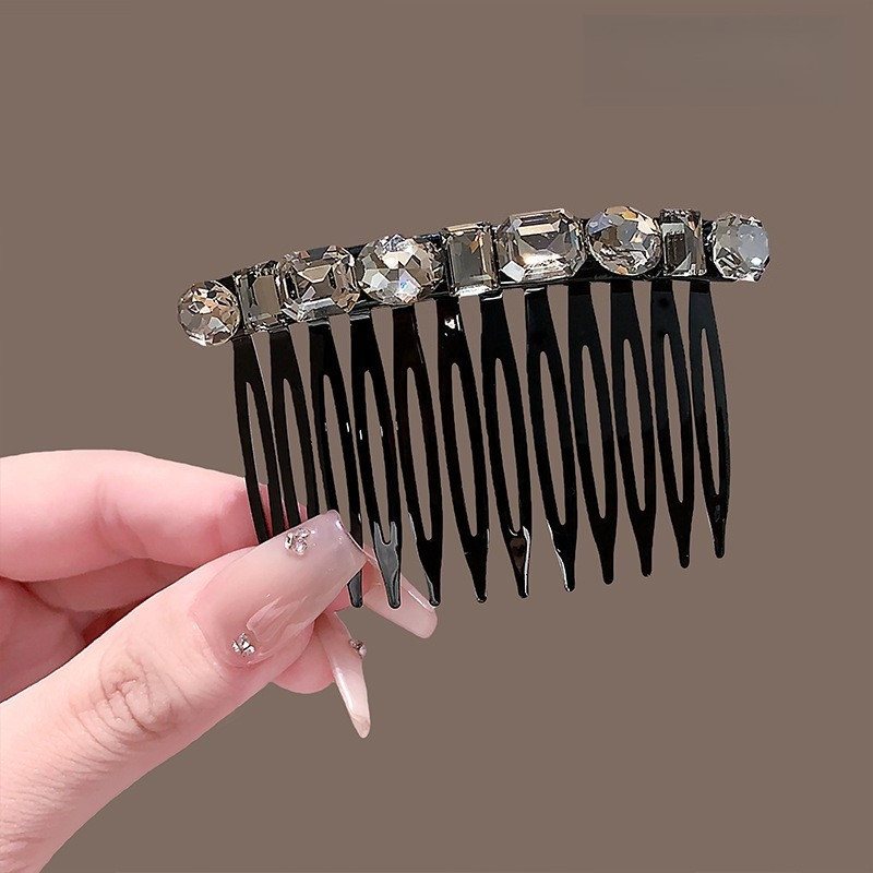 MAUROPOLI Phong Cách Mới Phiên Bản Hàn Quốc Mũ Kim Cương Người Lớn Pha Lê Phiên Bản Hàn Quốc Nổ Kim Cương Giả Lược Tóc