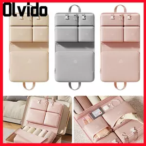 Túi đựng đồ du lịch OLVIDO, có móc treo lưu trữ du lịch 7 trong 1, chống nước di động có dây kéo Túi hành lý dung tích lớn cho quần áo hành lý