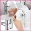 Van chuyển hướng vòi hoa sen Hợp kim kẽm Ổ cắm đa chức năng Van góc nạp 2 chiều gắn tường cho cửa hàng phòng tắmidaevn