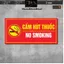 Decal Dán Biển Báo Cấm Hút Thuốc chống nước dán trang trí tường, dán quán trà sữa, cà phê, quán ăn. BB04