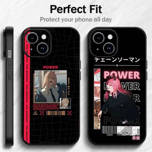 TP-1 P-Power C-Chainsaw Man Ốp Điện Thoại IPhone 17 16 15 14 13 12PRO MAX PLUS Mini TPU Mềm Đến Da Thân Thiện