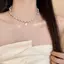 Thời Trang Độc Đá Quý Thanh Lịch Tinh Tế Camellia Nelace Ánh Sáng Sang Trọng Cổ Điển Nelace Dành Cho Nữ Trang Sức Dự Tiệc Quà Tặng Cao Cấp [Mina]