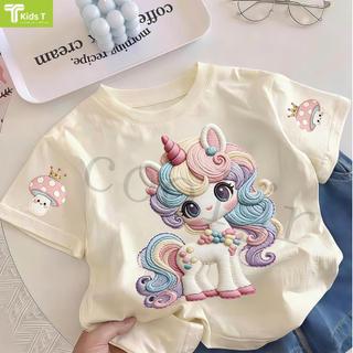 COD✅ (Hồ Chí Minh)Kids T Mall Áo phông tay ngắn In hình hoạt hình Áo Kiểu rộng và ấn tượng Trẻ em thời trang #VN955