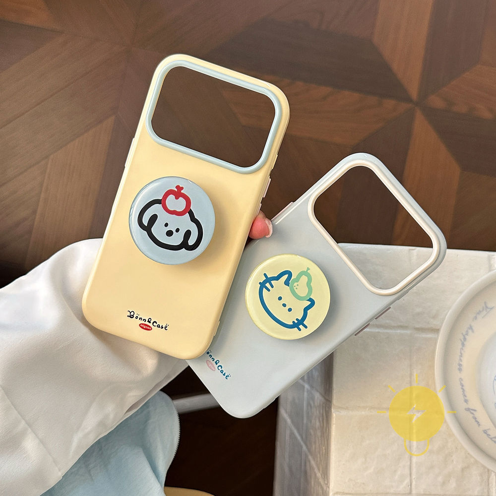Phone Case For iPhone 17 Pro Max 16 15 14 13 with Griptok TPU Aesthetic Korean Cute