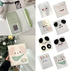 Hộp đựng thẻ ảnh SMILE, Album ảnh sang trọng A5 Photocard, Đồ dùng văn phòng phẩm hoạt hình Chất kết dính Kawaii Hình ảnh Trường lưu trữ