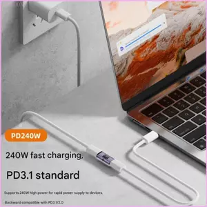 Cinna Truyền dữ liệu nhanh Loại C Đầu nối nữ sang nữ chuyên nghiệp 240W 80Gbps