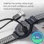 Đồng hồ thông minh Charing Adapter USB / Type C sang Garmin Thiết kế khuỷu tay Cắm và chạy Đồng hồ thông minh Charing Adapter Cáp cho Garmin Forerunner245M / 158 / 255 / 955