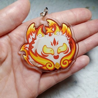 Ganci Empire Kitsune Blox Fruit Keychain Blox Fruit key chain
