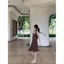 Mùa Hè 2026 Nhật Bản Chấm Bi Chấm Bi Lưới Đuôi Cá Váy In Hình Retro Thiết Kế Mỏng Phong Cách Thoáng Khí Vải Thấp Eo Ôm Váy Phong Cách Nữ Tính