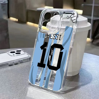 Số sọc xanh 10 Chất Liệu Trong Suốt Chống Trơn Trượt Thích Hợp Cho iPhone 17 Pro 15 ProMax 7plus 13 Pro Max 15 Pro 11 Pro 12 XS 14 ProMax 16 Vỏ Điện Thoại Vân Tay Chống Dính Trong Suốt