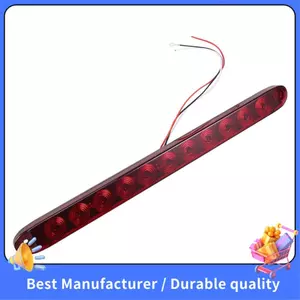 1 Chiếc Màu Đỏ 15 Inch 11 Đèn Led Thanh Dừng Rẽ Đuôi 3Rd Phanh Xe Tải Trailer Nhận Dạng Id Thanh Chống Thấm Nước