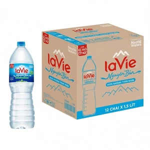 Thùng 12 Chai Nước Khoáng Thiên Nhiên LaVie Nguyên Bản 1500ml (1.5L) - Chính Hãng