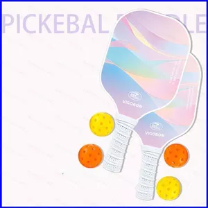 SQ3 5 Bộ Gradient Pastel Pickleball Mái Chèo Nhẹ Thoải Mái Cầm Pickle Ball Vợt Bộ QS3