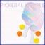 SQ3 5 Bộ Gradient Pastel Pickleball Mái Chèo Nhẹ Thoải Mái Cầm Pickle Ball Vợt Bộ QS3