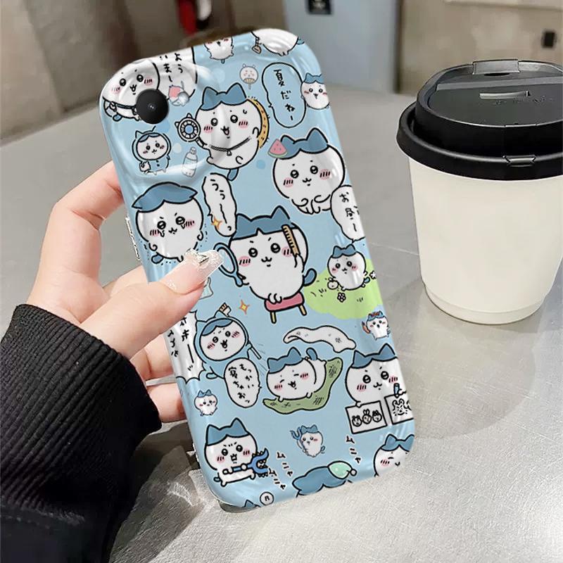 Vỏ Silicon Hoạt Hình Cho Realme C30 C30S Narzo 50i Prime 3D Thẩm Mỹ Mềm Vỏ Điện Thoại TPU Ussach Chiikawa Ốp Lưng Chống Sốc