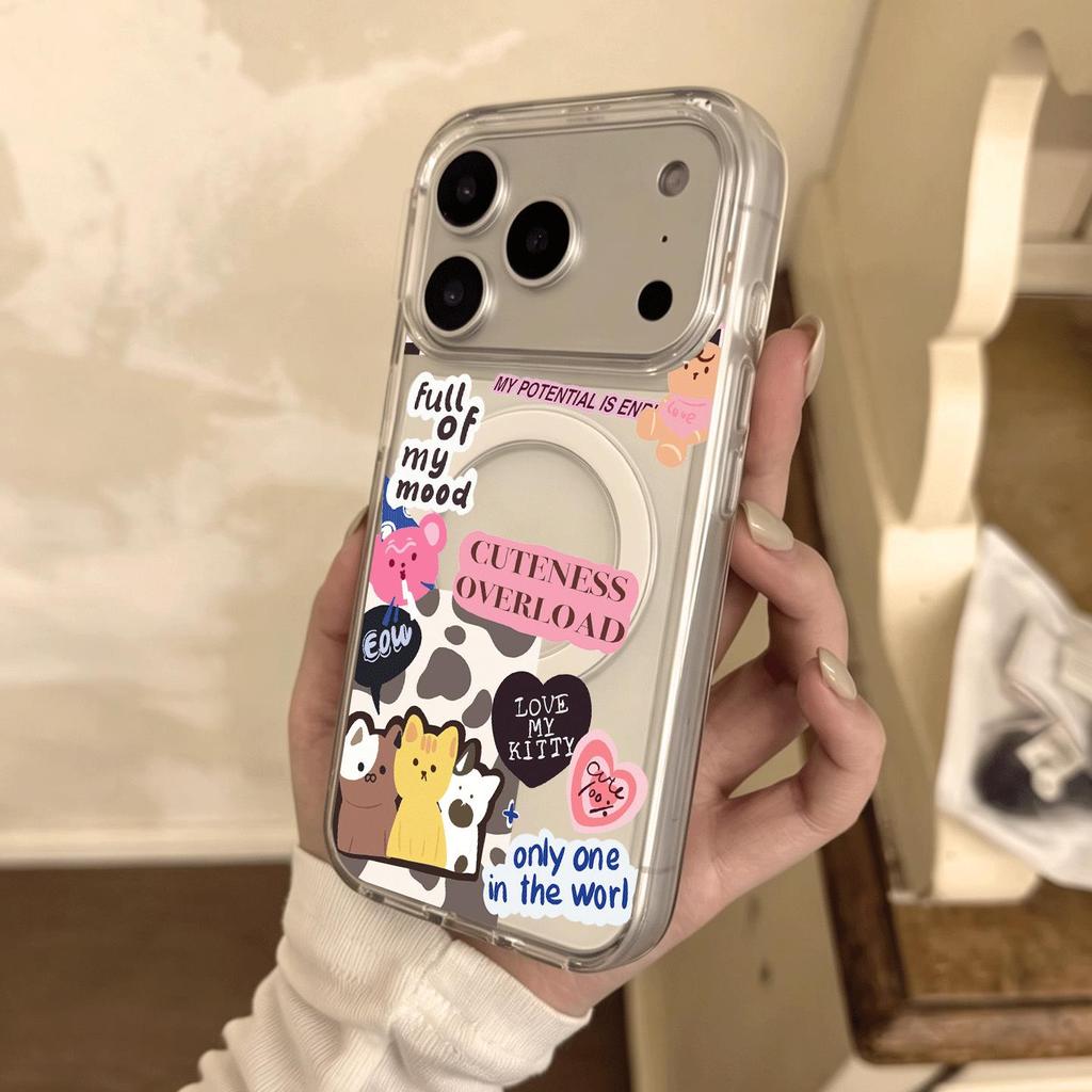 Ngọt mát cắt dán Thích hợp iPhone 1714p15 trường hợp điện thoại 1311 mới 12 hút từ 11