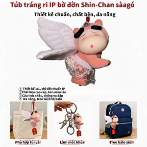 Móc Treo Ô Tô Shin-chan Thiên Thần Gấu Mông Dễ Thương, Chính Hãng Crayon Shin-chan, Trang Trí Nội Thất Xe Hơi, Xe Máy