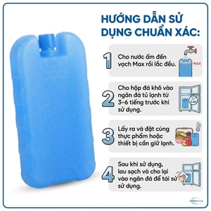 Hộp Đá Khô CO2 Tháp Xanh 200ml / 250ml / 500ml Giữ Lạnh Thực Phẩm Sữa Bia Tiện Lợi Đi Dã Ngoại