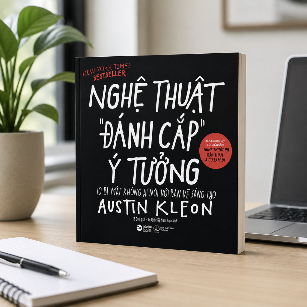 Sách - Nghệ Thuật Đánh Cắp Ý Tưởng - 10 Bí Mật Không Ai Nói Với Bạn Về Sáng Tạo (Alphabooks)