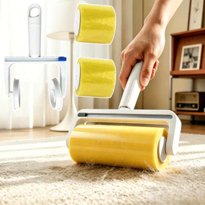 Mới Thú Cưng Đảo Ngược Cuộn Lint Con Lăn Ngược Băng Hộ Gia Đình Tóc Mảnh Vỡ Tẩy Giường Làm Sạch Dính Lint Dụng Cụ