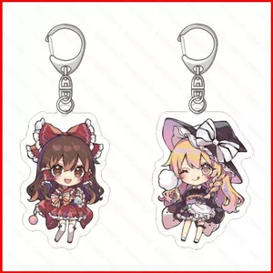 BH2 Touhou Project Acrylic Móc Khóa Mặt Dây Chuyền Hakurei Reimu Túi Phụ Kiện Anime Ngoại Vi HB2