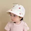 Mũ chống nắng mùa hè NICOLOO Kid, Mũ câu cá lưới chống tia cực tím cho bé, In dâu tây 6 màu Mũ xô ngọt thoáng khí 1-4 tuổi